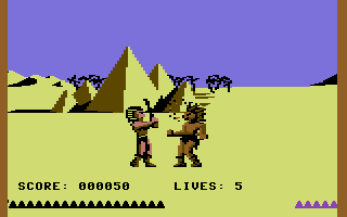 Fighting Warrior screenshot 4 for Commodore 64